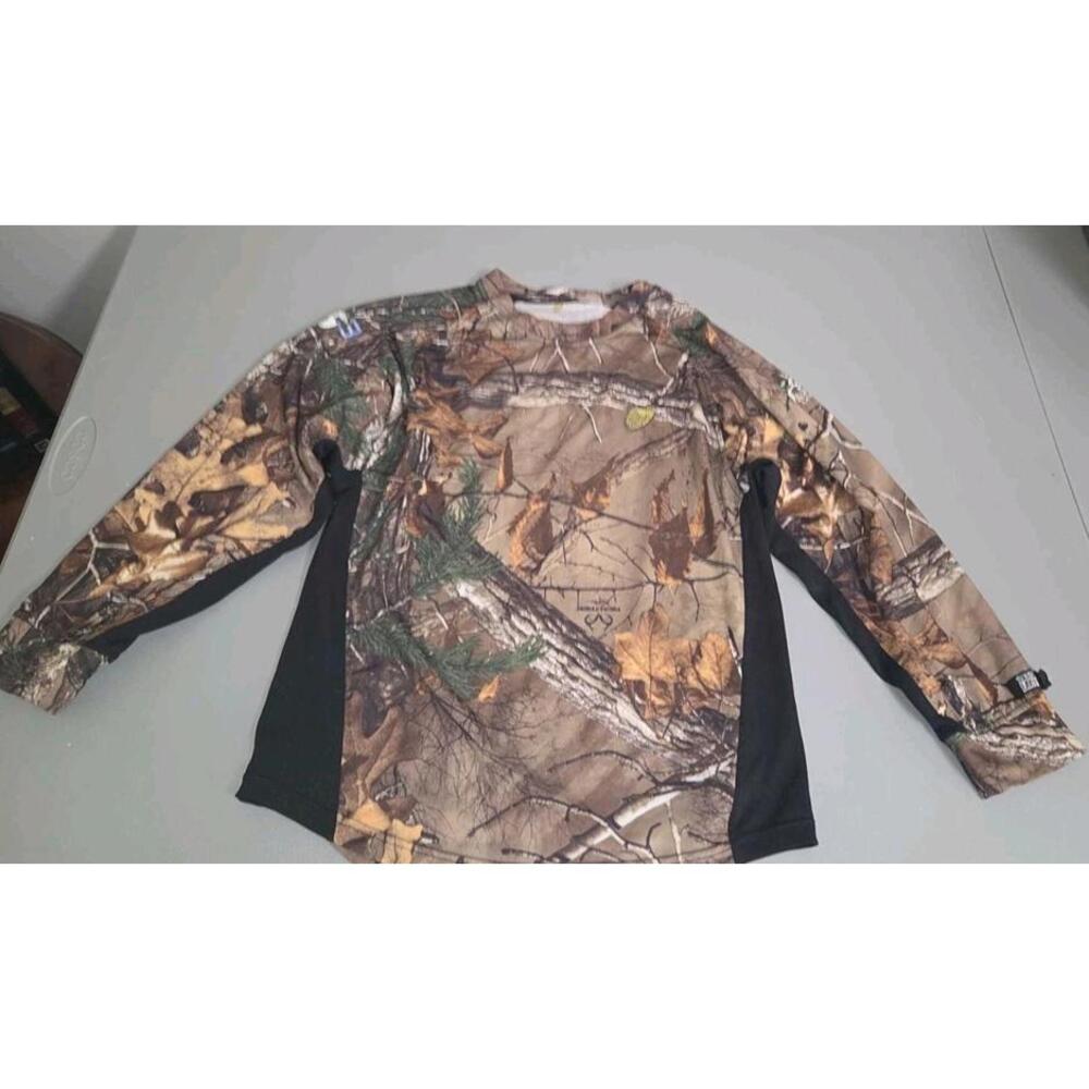 Youth Large Scent Blocker Hunting Shirt Realtree S3 Trinity System Layer One